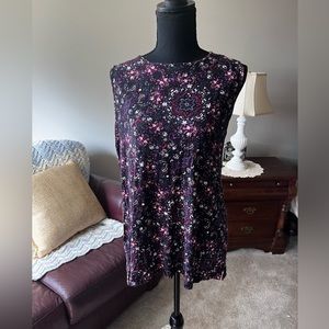 J Jill floral tank